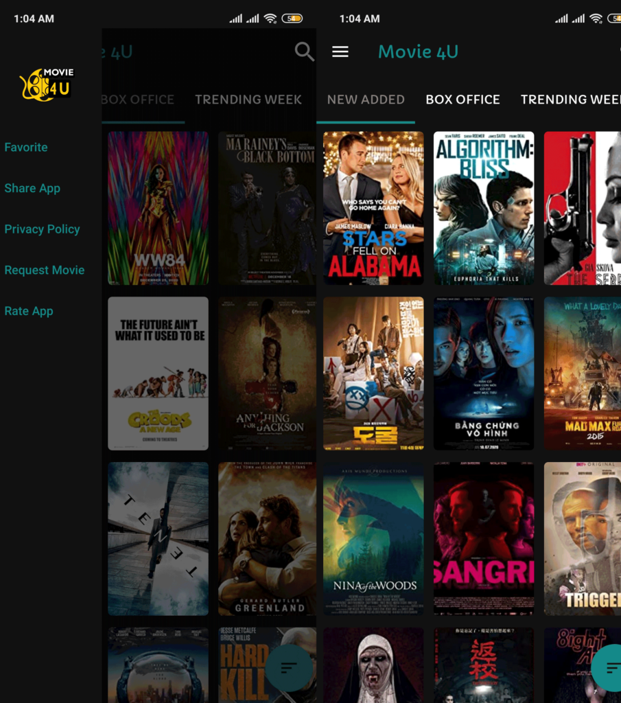 Movie 4U Latest IPTV APK Watch Unlimited Movies With All Contries
